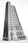Buildings and cityscapes in pen & ink. Most from Detroit (from the book 'Images in Stone. Detroit'), some from France