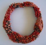 This collection consists pieces inspired by nature of Curacao, specially under the sea. Some of the pieces are made from natural media found on the island.