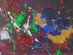 abstract expressionistisch zonder titel