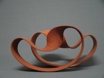A series of ceramic sculptures inspired on the famous mathematical band of Moebius.