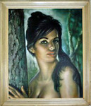 Een reeks interpretaties van het kitsch (inmiddels camp) schilderij Tina van de 'mysterious artist' J.H. Lynch. In mijn kinderjaren hing het in de huiskamer.