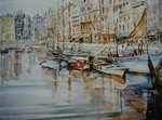 In de groep aquarellen laat ik werken zien, die o.a. zijn ontstaan tijdens vacanties in Frankrijk, maar ook werken die gemaakt zijn in mijn directe omgeving. Verder ziet U aquarellen die puur ontsproten zijn uit mijn fantasie en bepaalde situaties laten zien, zoals b.v. herinneringen, de kaartlegster e.a.