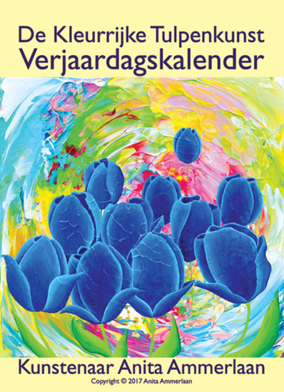 De Kleurrijke TulpenKunst Verjaardagskalender(A4)