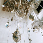 chandeliers new glass and old glass