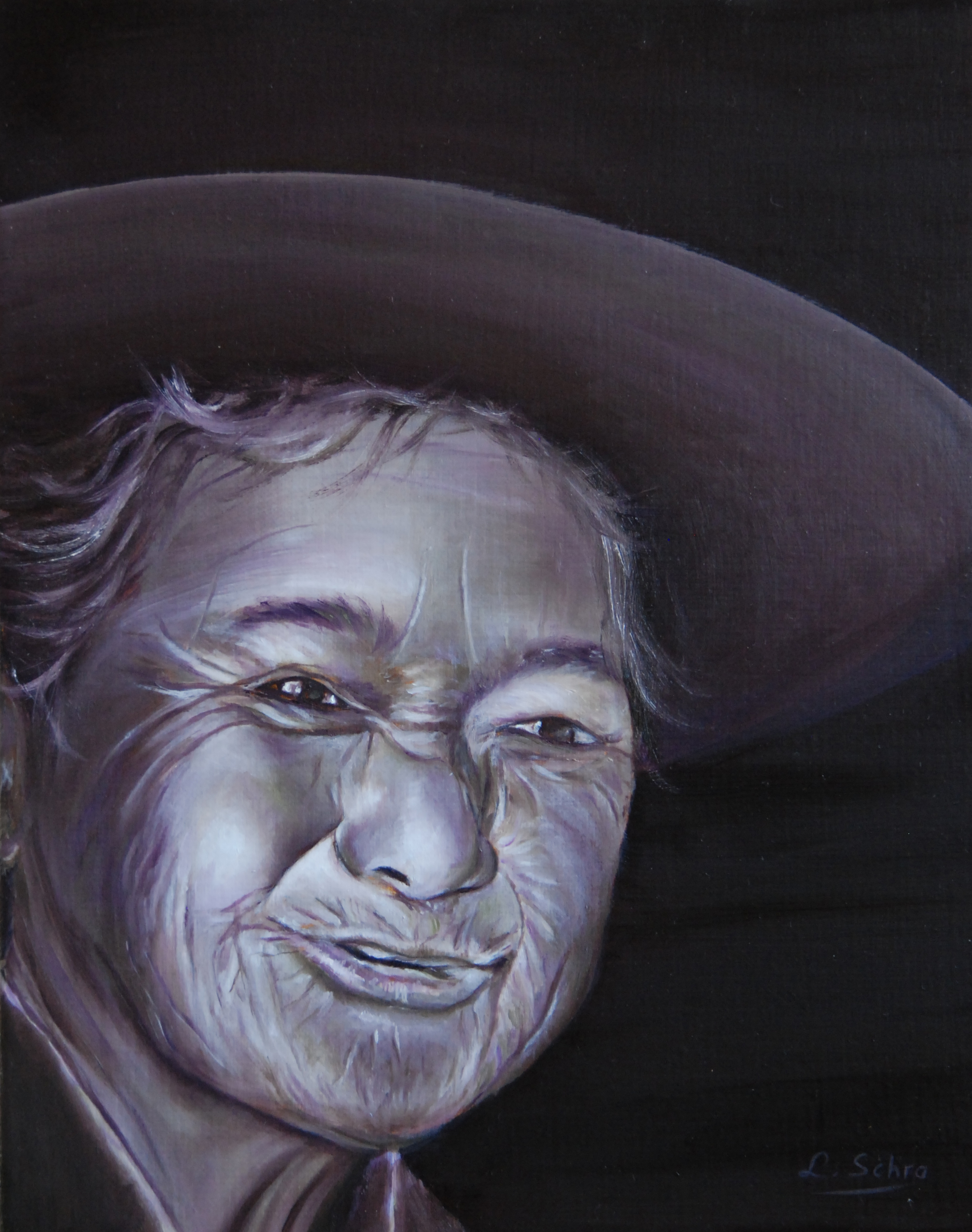 zwart-wit portret