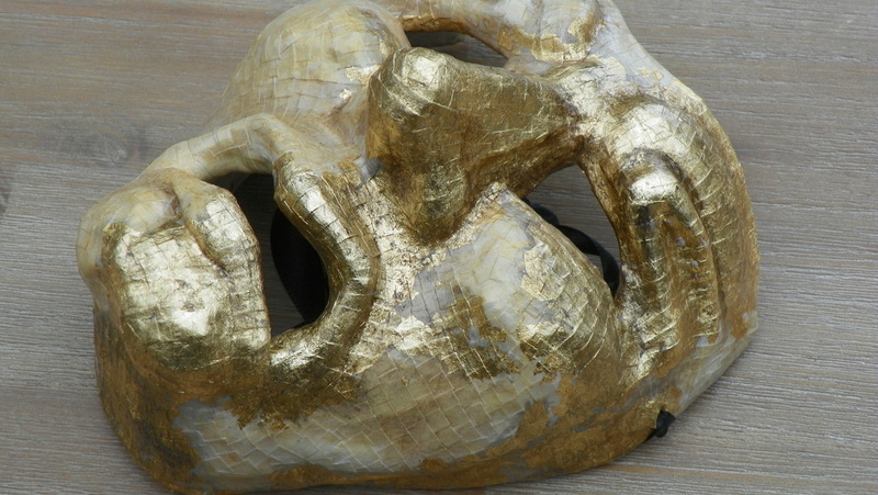 ITALIE - TRADITIONEEL GOUDEN MASKER