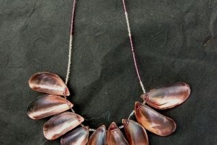 15. Copper mussel shells 15. Copper mussel shells
