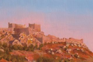 Marvão in het avondrood Marvão in het avondrood