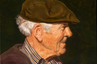Portret van een schapenhoeder Portret van een schapenhoeder