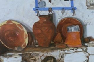 Prehistorisch interieur Prehistorisch interieur