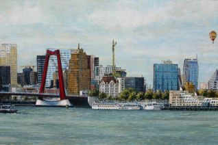 skyline, Rotterdam skyline, Rotterdam