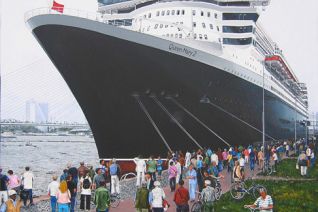 Queen Mary2 (voorsteven) Queen Mary2 (voorsteven)