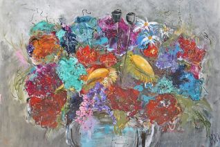 VAAS VOL BLOEMEN VAAS VOL BLOEMEN