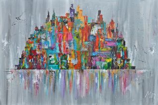 COLORFUL CITYSCAPE /SKYLINE COLORFUL CITYSCAPE /SKYLINE