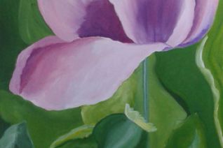 Papavers uit Frankrijk doek 1 Papavers uit Frankrijk doek 1