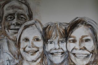 Portret familie Van den Berg Portret familie Van den Berg