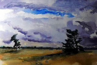 Onweer op de Veluwe Onweer op de Veluwe