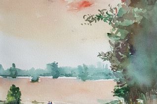 Naar het Waalstrand Naar het Waalstrand
