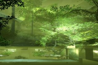 Greenhouse -Inner Garden outside in Greenhouse -Inner Garden outside in