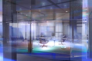 District 8 serie: office at night1A District 8 serie: office at night1A