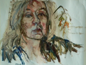 zelfportret schets zelfportret schets