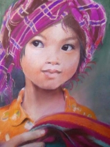 Portret in pastel Portret in pastel
