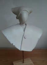 dame met omslagdoek dame met omslagdoek