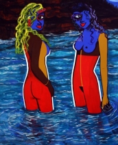 958:TWO WOMEN (snorkling) 958:TWO WOMEN (snorkling)