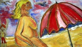 FAT LADY ON THE BEACH FAT LADY ON THE BEACH