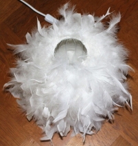Fluffy veren lamp Fluffy veren lamp