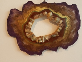geodepaars met onyx stenen geodepaars met onyx stenen