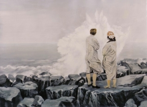 Twee vrouwen aan de kust Twee vrouwen aan de kust