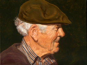 Portret van een schapenhoeder Portret van een schapenhoeder