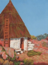 Oud prehistorish rond huis Oud prehistorish rond huis
