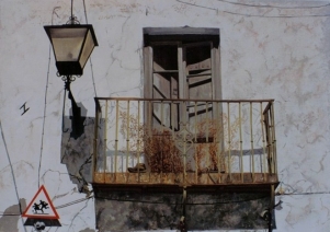 Oud balcon Oud balcon