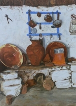 Prehistorisch interieur Prehistorisch interieur