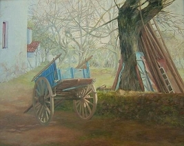 Kar in landschap Kar in landschap