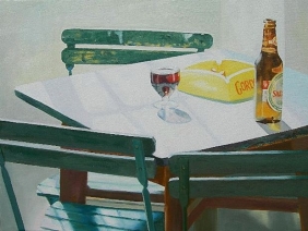 Koud drankje op een hete dag Koud drankje op een hete dag