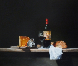 Stilleven met Chateau Ducru Beaucaillou 1970 Stilleven met Chateau Ducru Beaucaillou 1970