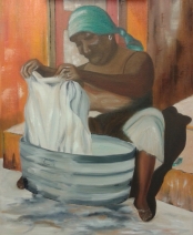 Wasvrouw/ Afrika Wasvrouw/ Afrika
