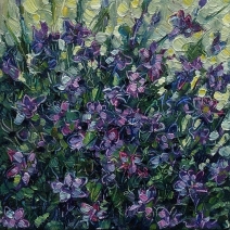 Fleur. Paars. Campanula Fleur. Paars. Campanula