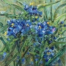 Fleur. Blauw Fleur. Blauw