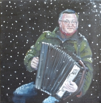 Russische Accordeonist Russische Accordeonist