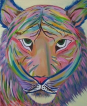 Colorful tiger Colorful tiger