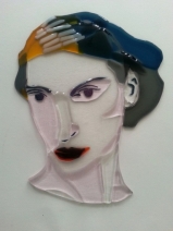 Clarice glasportret Clarice glasportret