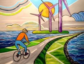 De eenzame fietser De eenzame fietser