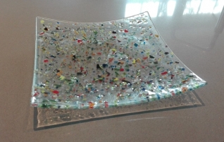 Schaal met confetti mix Schaal met confetti mix