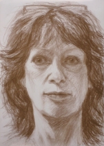 Zelfportret sepia Zelfportret sepia