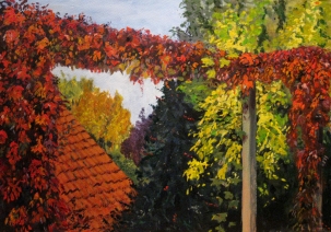 Pergola in herfsttooi II Pergola in herfsttooi II