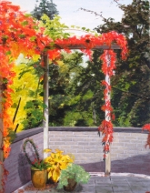 Pergola in herfsttooi I Pergola in herfsttooi I